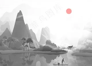 新中式背景墙图片