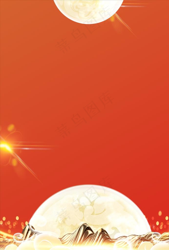 红色大气背景图片cdr矢量模版下载