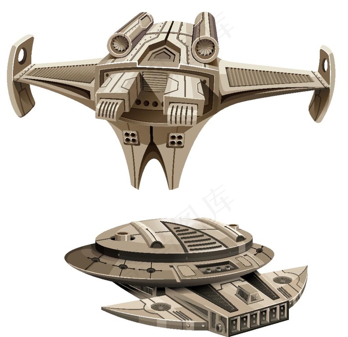 科幻宇宙飞船图片
