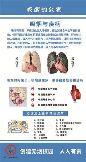 无烟校园 禁烟 禁止吸烟图片