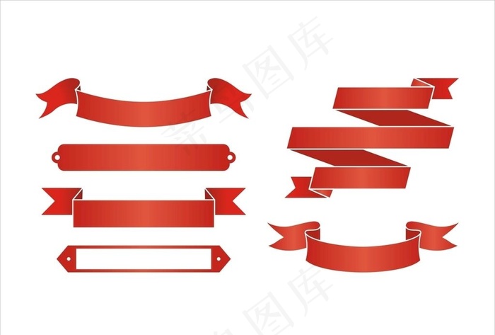 飘带标题框图片