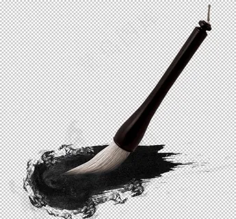 水墨毛笔图片