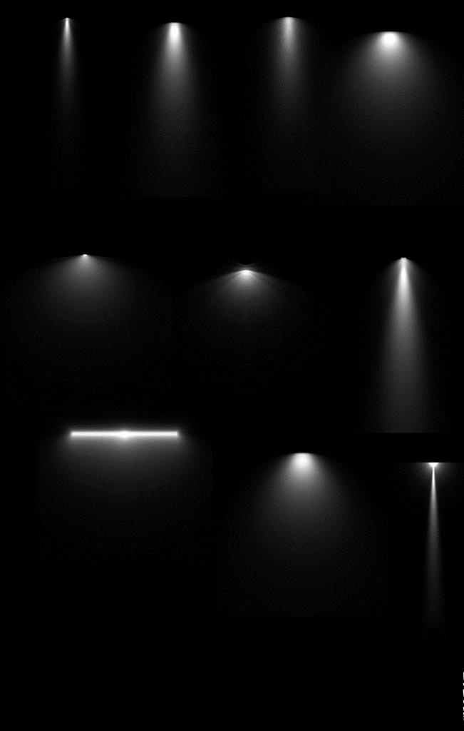 灯光笔刷带文件图片