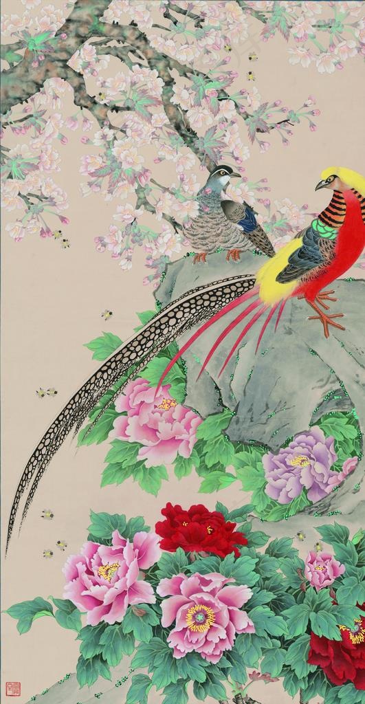 高清花鸟画图片