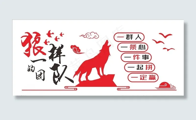 励志文化图片cdr矢量模版下载