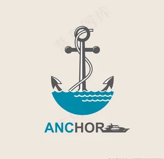 锚标志矢量素材图片