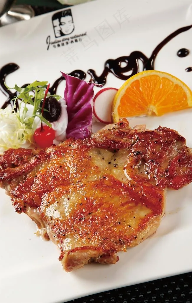 法式香煎鸡扒图片