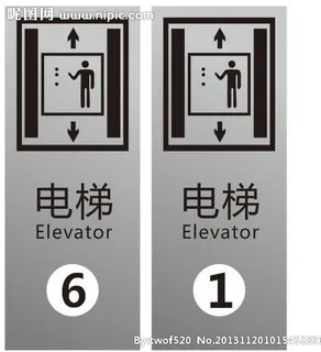 电梯标识图片 电梯标识图片
