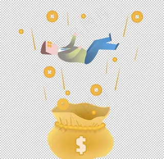 金钱欲望坠落沦陷图片