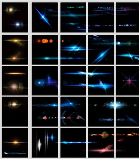 各种光效免抠元素图片