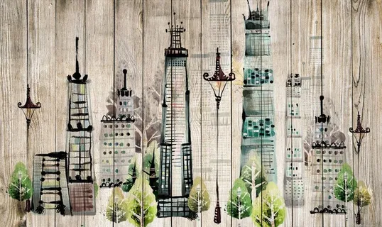 欧式背景墙图片