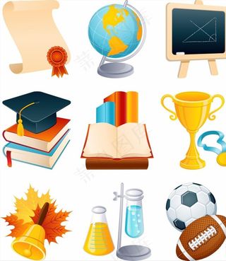 学习办公矢量素材图片