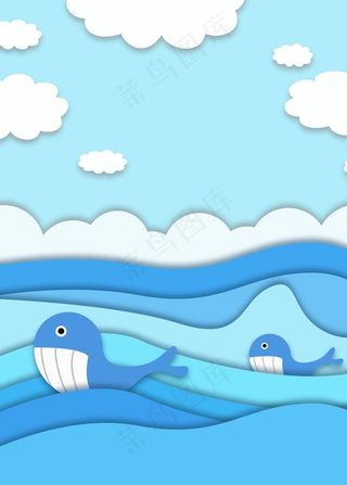 大海卡通图片