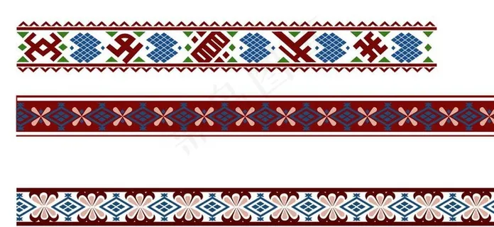 名族风彩带图片