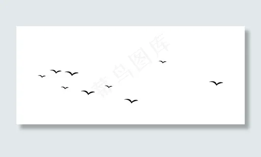 飞鸟  矢量图片