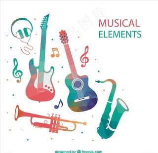 矢量乐器图片