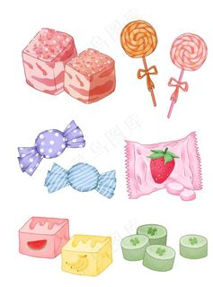 卡通糖果合集图片