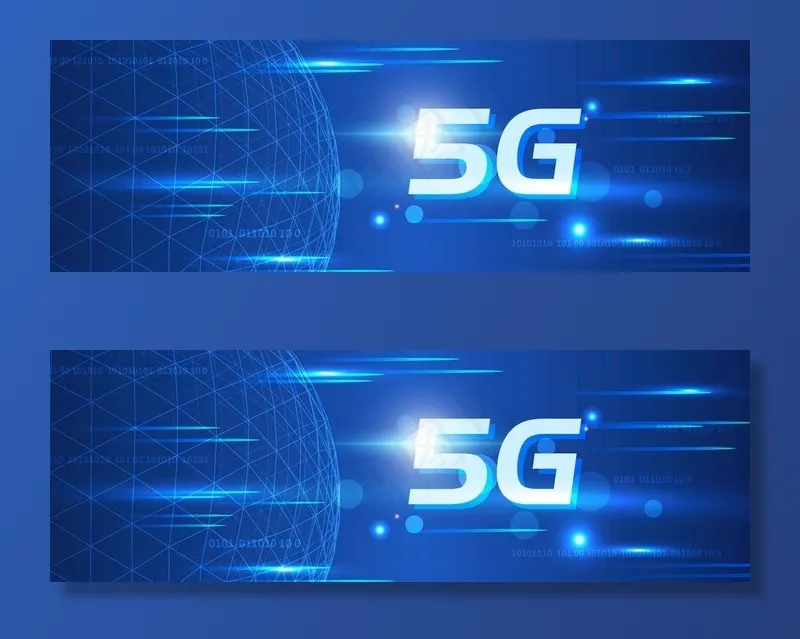 5G元素概念科技感粒子线条背景图片