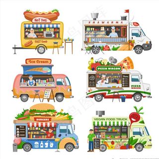 快餐车图片