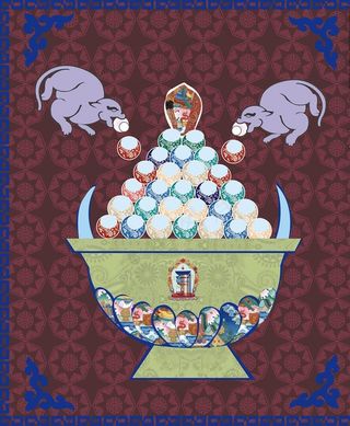 藏文化吐宝鼠图片