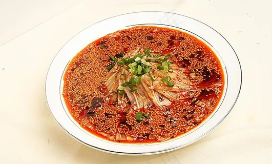 淮扬菜红油耳丝图片 淮扬菜红油耳丝图片