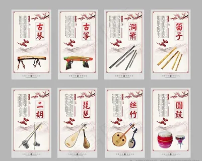 民族乐器文化展板图片 民族乐器文化展板图片