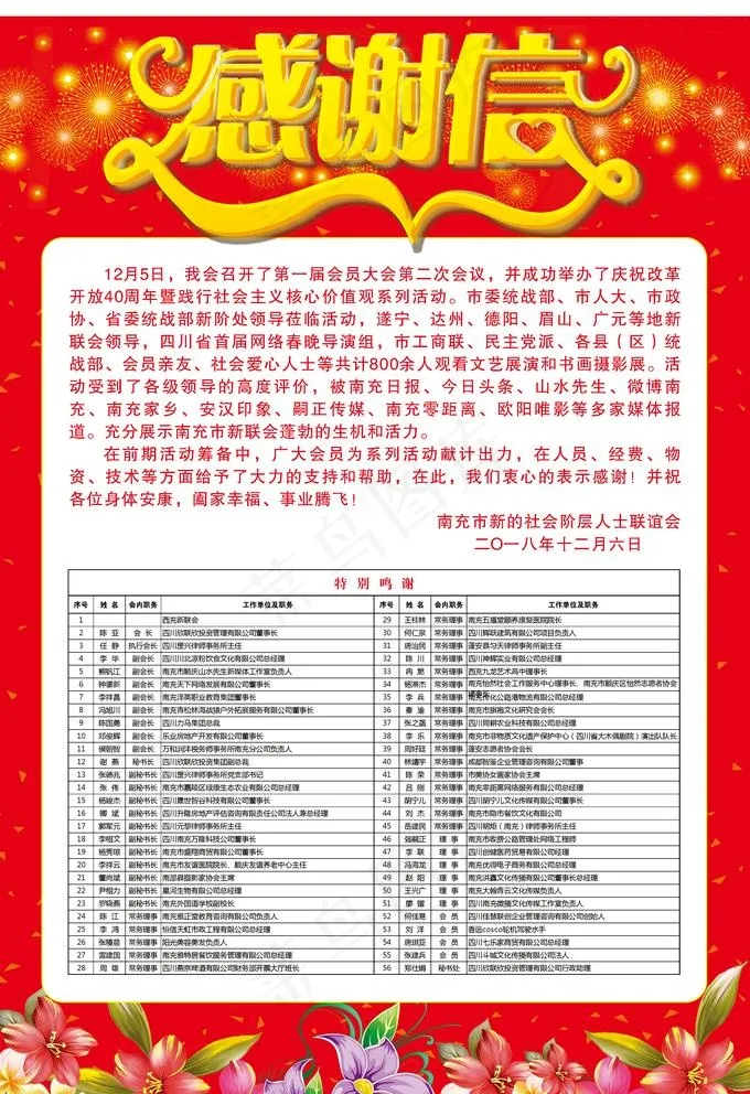 感谢信图片cdr矢量模版下载