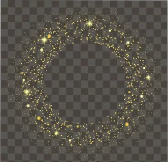 圆形金色闪光图片