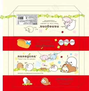 韩国卡通海豹展开图图片