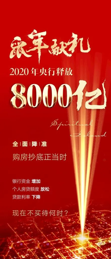 数年降准8000亿图片psd模版下载