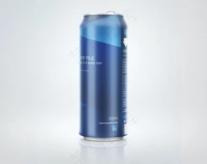 易拉罐样机图片