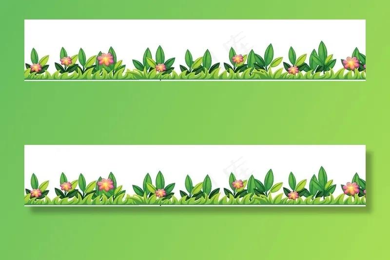 矢量花草图片ai矢量模版下载