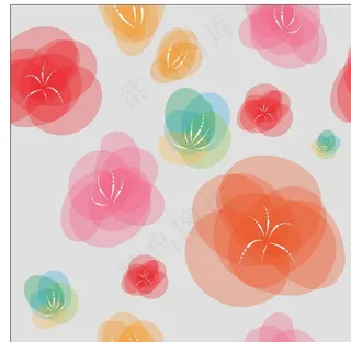 无缝装饰花卉背景图片
