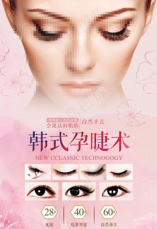 孕睫术图片
