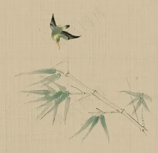 古风竹子背景图片