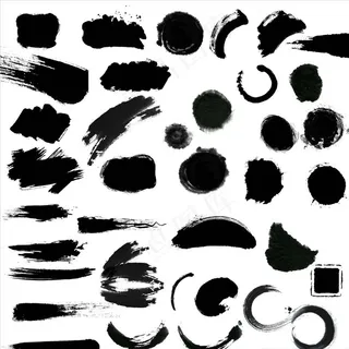 水墨笔触图片