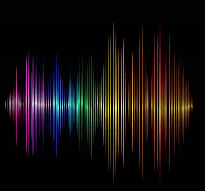 动感音频,背景  彩色声波背景图片ai矢量模版下载