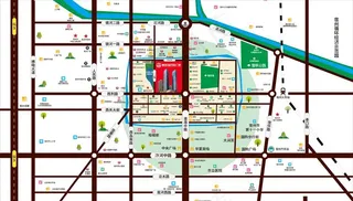 高端地产区位图图片