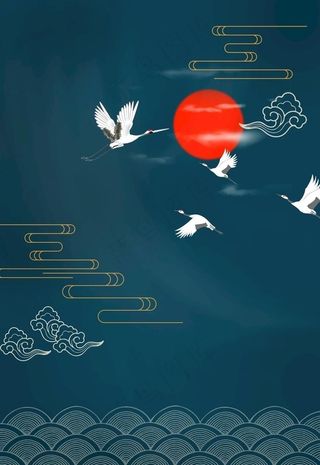 中国风海报背景图片