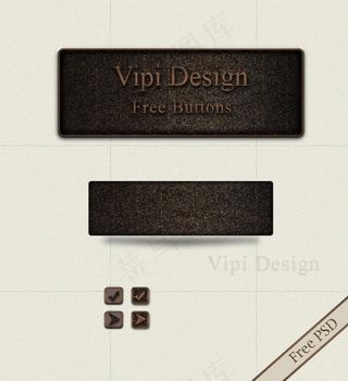 复古写实界面选项按钮图片