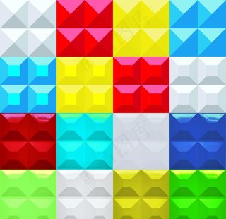 广告三维扣板图片