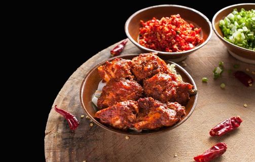 火锅菜品麻辣排骨图片