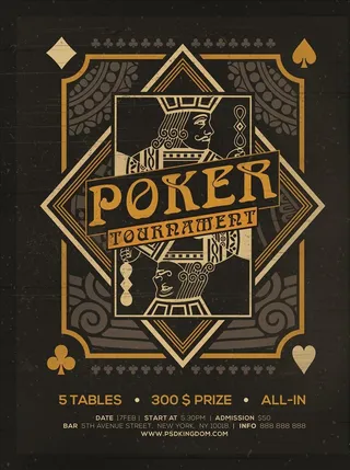 国外潮流海报设计分层素材下载图片