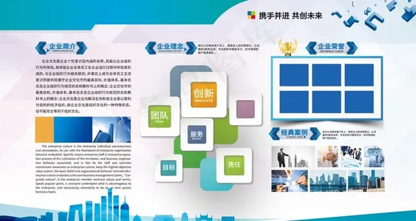 企业展板图片