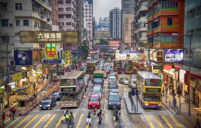 香港街景图片