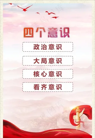 四个意识图片