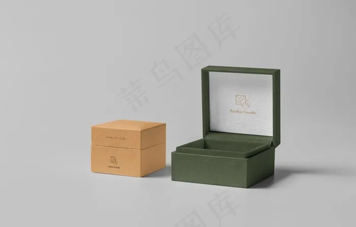 首饰礼盒样机图片(3000X2008(DPI:400))psd模版下载
