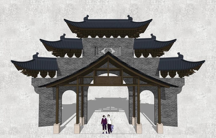 牌坊门头图片