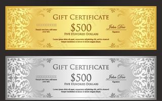 金色代金券图片