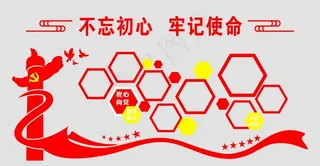 不忘初心，牢记使命图片